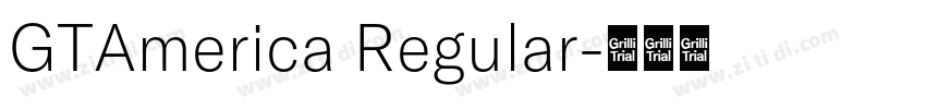 GTAmerica Regular字体转换